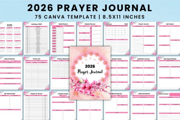 2026 Prayer Journal for Canva: A Tool for Spiritual Growth and Daily Reflection