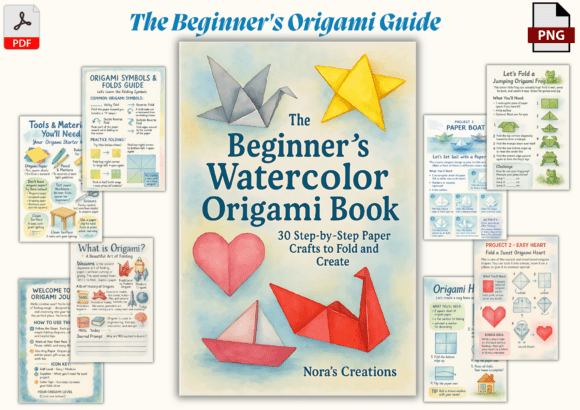 Beginner’s Watercolor Origami Workbook