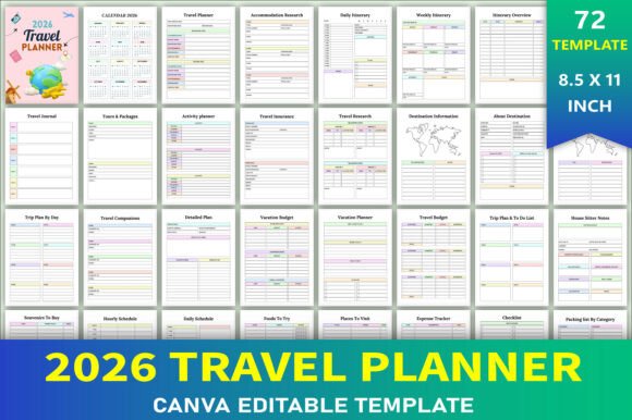 Editable 2026 Travel Planner: A Comprehensive Tool for Modern Travelers