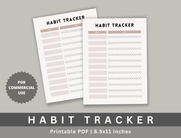 Habit Tracker KDP PDF