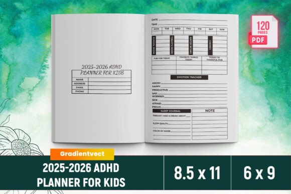 KDP 2025-2026 ADHD Planner for Kids: A Practical Guide
