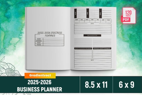KDP 2025-2026 Business Planner Canva: A Practical Tool for Aspiring Authors and Publishers