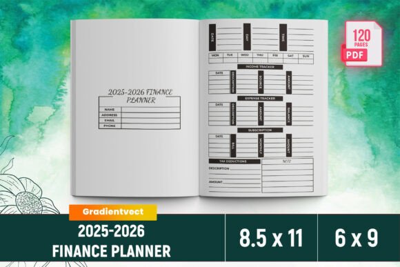 KDP 2025-2026 Finance Planner Canva Template: A Comprehensive Guide for Authors