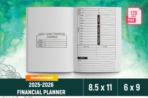 KDP 2025-2026 Financial Planner Canva: A Practical Tool for Content Creators