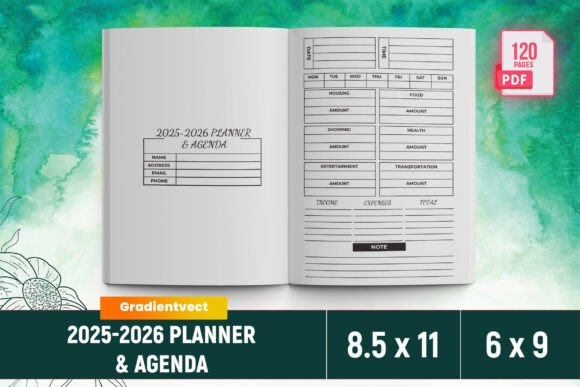 KDP 2025-2026 Planner Agenda Canva: A Practical Tool for Modern Creators and Publishers