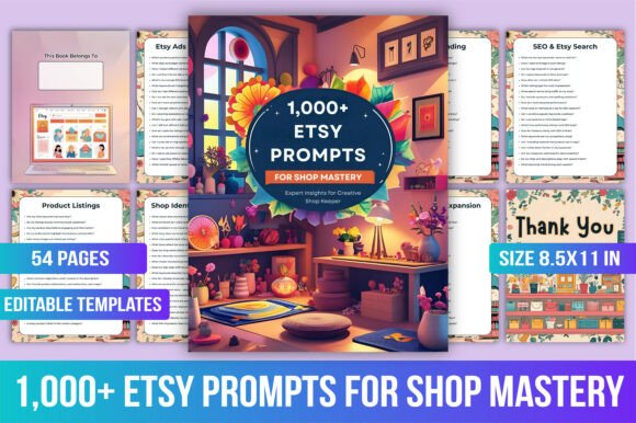 Unlocking Etsy Success with 1,000 Etsy Prompts for Shop Mastery